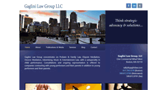 Desktop Screenshot of gaglinilaw.com